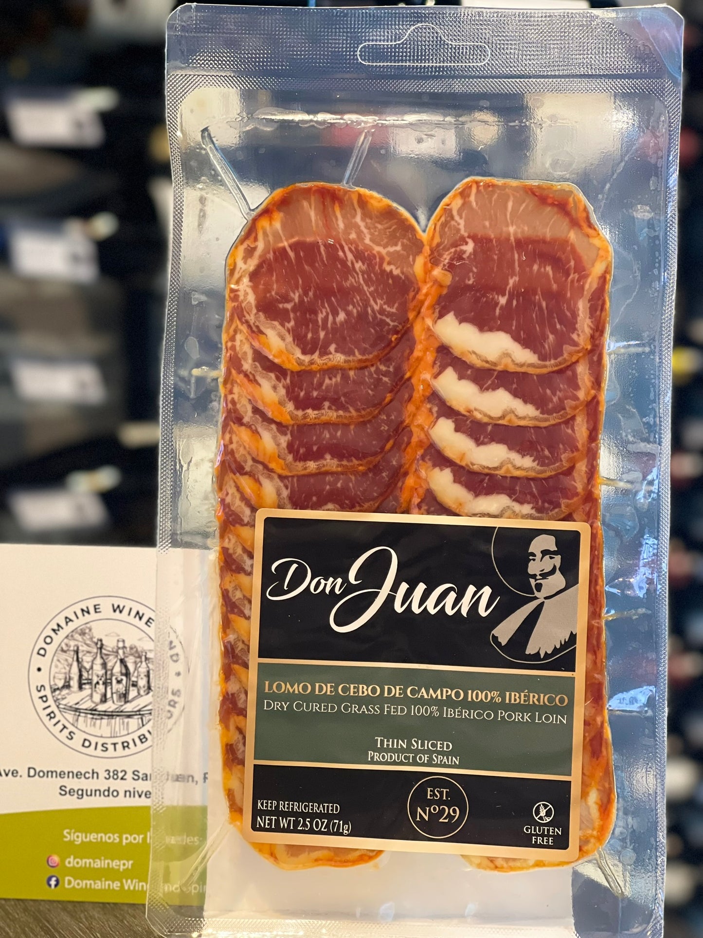 Don Juan – Jamón Lomo Ibérico 100% Loncheado