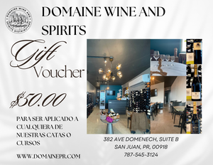 Gift Voucher From Domaine Wine and Spirits