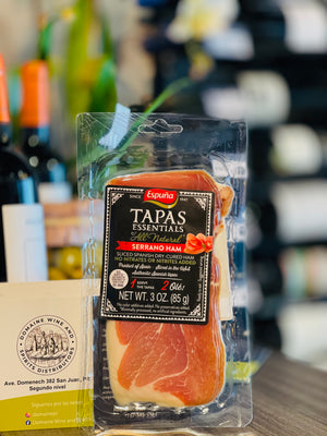 Sliced Serrano 3 onz Tapas Essential / Imperial