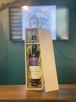 Caja de Regalo en Madera (Botella Regular)