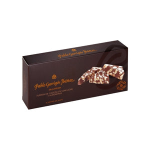 Chocolate con leche con turrón de Jijona Delicatessen 200g